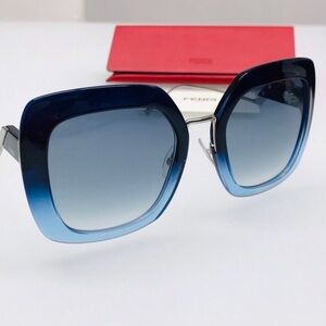 Fendi Tropical Shine FF 0317/S Blue Azure Sunglasses   - Gently Worn